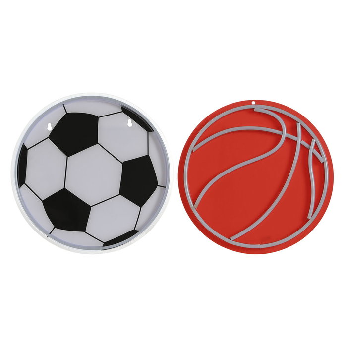 Décoration lumineuse Home ESPRIT Acrylique Urbaine 31 X 1,5 X 31 CM (2 Unités)