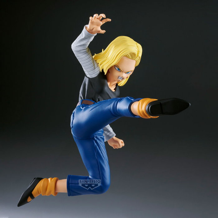 BANPRESTO Set de 2 figurines Dragon Ball Z - Android 18 et Mr. Satan Match Makers (11-8cm)