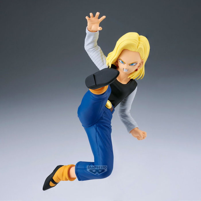 BANPRESTO Set de 2 figurines Dragon Ball Z - Android 18 et Mr. Satan Match Makers (11-8cm)