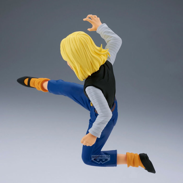 BANPRESTO Set de 2 figurines Dragon Ball Z - Android 18 et Mr. Satan Match Makers (11-8cm)
