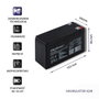 Qoltec Batterie pour Système d'Alimentation Sans Interruption 53030 7 Ah 12 V