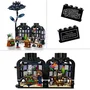 LEGO 76784 Fleur Artificielle Dahlia Noir avec Vase Mini Serre et 2 Mini-Poupées - Set de Construction Mercredi pour Enfants Dès 9 Ans