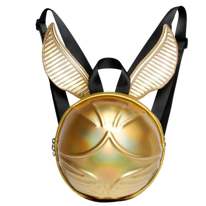 KARACTERMANIA Sac à dos Harry Potter Golden Snitch - Forme sphérique 20 cm, 2 compartiments avec poches intérieures