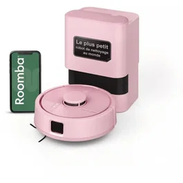 Irobot Roomba Mini AE Rose - Robot Aspirateur Laveur avec Base AutoEmpty