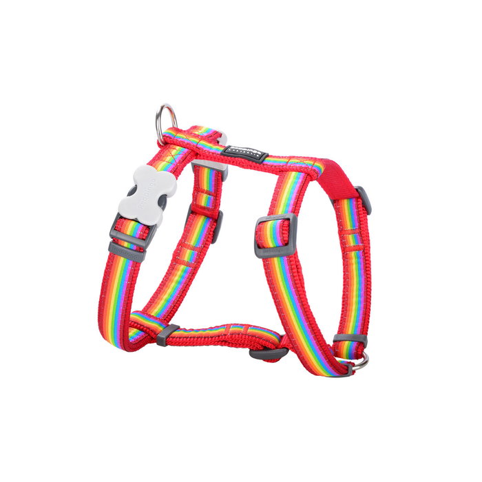 Harnais pour Chien Red Dingo Rainbow 25-39 cm Multicouleur Harnais pour Chien Red Dingo Rainbow 25-39 cm Multicouleur