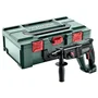 Metabo Marteau perforateur sans fil KH 18 LTX 24 - 18 V avec poignée et butée de profondeur, MetaBOX 165 L (sans batterie)