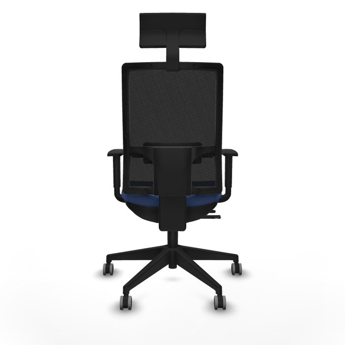 Piqueras y Crespo Chaise de Bureau Horna avec Appui-tête, Bleu Marine
