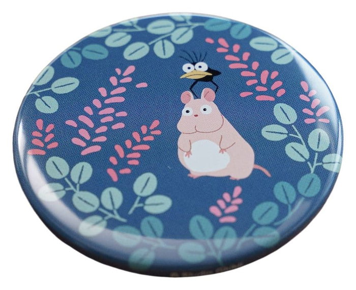 Le Voyage de Chihiro pin Boh Mouse & Bird 5 cm Le Voyage de Chihiro pin Boh Mouse & Bird 5 cm