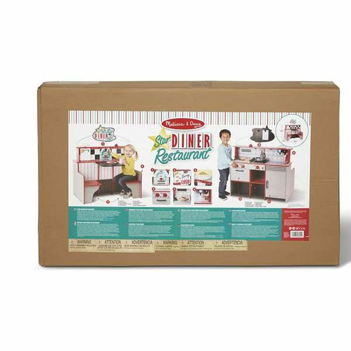 Cuisinière jouet Melissa & Doug Restaurant 108 x 66 x 18 cm