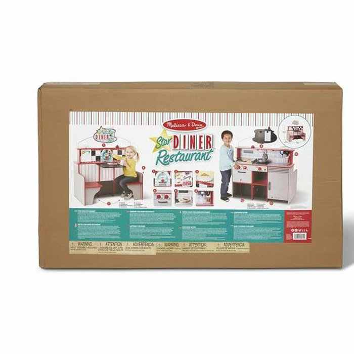 Cuisinière jouet Melissa & Doug Restaurant 108 x 66 x 18 cm