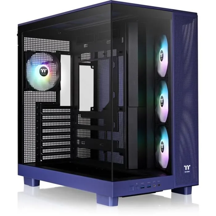 Thermaltake View 380 XL TG ARGB - Boîtier PC moyen tour ATX sans alimentation - 4 ventilateurs 120mm A-RGB, USB Type-C, vitres trempées - Future Dusk Thermaltake View 380 XL TG ARGB - Boîtier PC moyen tour ATX sans alimentation - 4 ventilateurs 120mm A-RGB, USB Type-C, vitres trempées - Future Dusk
