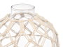 GIFTDECOR Esfera Vidrio Cuerda Blanca Med