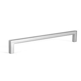 VIEFE Poignée en forme de U en Zamak, Chrome brillant, 128 mm