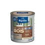 Ripolin - Peinture Bois Satin Haute Protection 10 Ans, Beige Moka - Application Directe, Intérieur/Extérieur, Ultra Couvrante, Certifiée EU Ecolabel A+