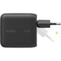 Belkin BoostCharge 100W USB-C GaN Fold.Plug Black WCH025kqBK