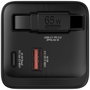 Verbatim Chargeur 65W 2 Ports avec Câble Rétractable - Black