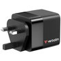 Verbatim Chargeur 65W 2 Ports avec Câble Rétractable - Black