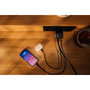 Verbatim Chargeur 65W 2 Ports avec Câble Rétractable - Black