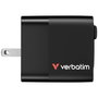 Verbatim Chargeur 65W 2 Ports avec Câble Rétractable - Black