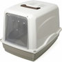 Aime Maison de toilette Vicky pour Chat, Beige et taupe