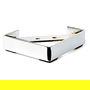 Q&Q Pata Metalica Malone H36 Pied pour Canapé/Meuble en Métal Finition Chrome 130x130 mm