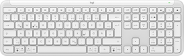 Logitech 920-012452 - Clavier sans fil Signature Slim K950 - Rétroéclairage Bluetooth - Azerty - Blanc