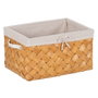 Set de basket Naturel Bois Tissu 39,5 x 30 x 24 cm (3 Unités)