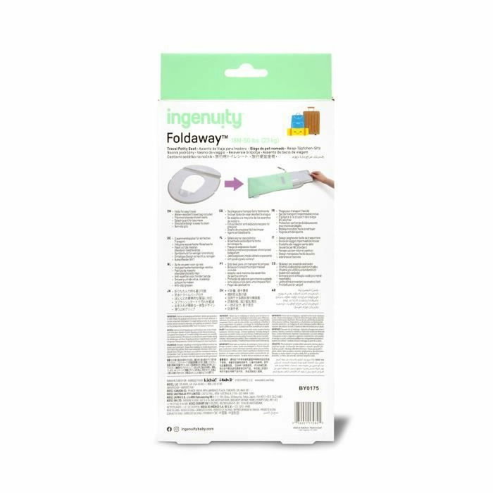 Ingenuity Réducteur de toilette universel pliable avec sac de rangement