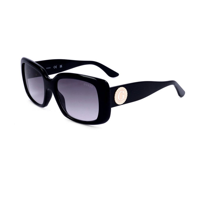 Guess Gafas GF6167 01B Lunettes de soleil pour femmes Monture rectangulaire Plastique UV400 56-18-145 mm