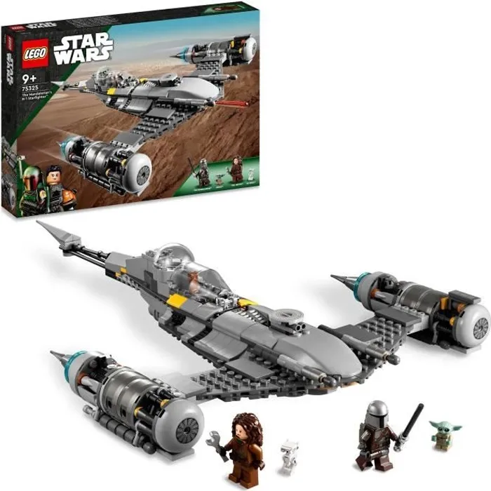 Lego Jeu de construction Star Wars Le livre de Boba Fett Chasseur Mandalorien N-1 75325, avec figurine et accessoires, pour enfants des 9 ans Lego Jeu de construction Star Wars Le livre de Boba Fett Chasseur Mandalorien N-1 75325, avec figurine et accessoires, pour enfants des 9 ans