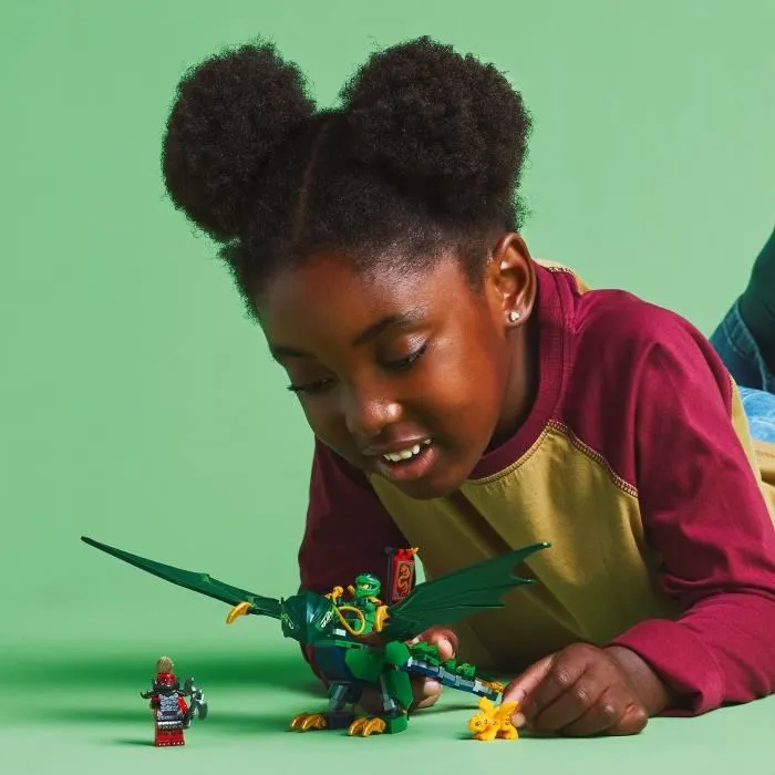 LEGO NINJAGO 71829 Le dragon vert de la forêt de Lloyd