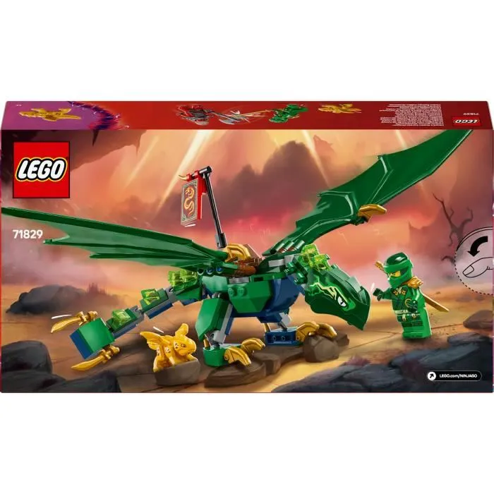 LEGO NINJAGO 71829 Le dragon vert de la forêt de Lloyd