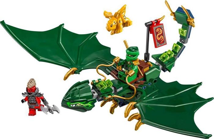 LEGO NINJAGO 71829 Le dragon vert de la forêt de Lloyd