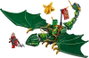 LEGO NINJAGO 71829 Le dragon vert de la forêt de Lloyd