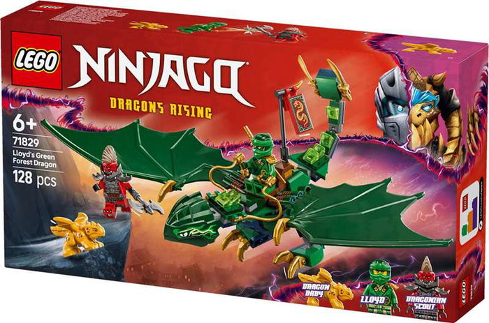 LEGO NINJAGO 71829 Le dragon vert de la forêt de Lloyd