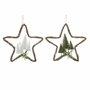 Décorations de Noël DKD Home Decor Rotin (2 pcs) (43 x 10 x 43 cm)