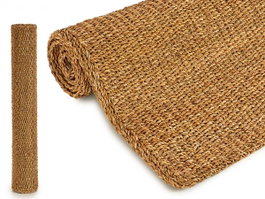 Giftdecor Tapis en sparte Marron 180 x 120 cm