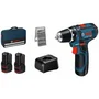 Bosch GSR 12V-15 Perceuse sans fil avec 2 batteries 2Ah et 25 accessoires