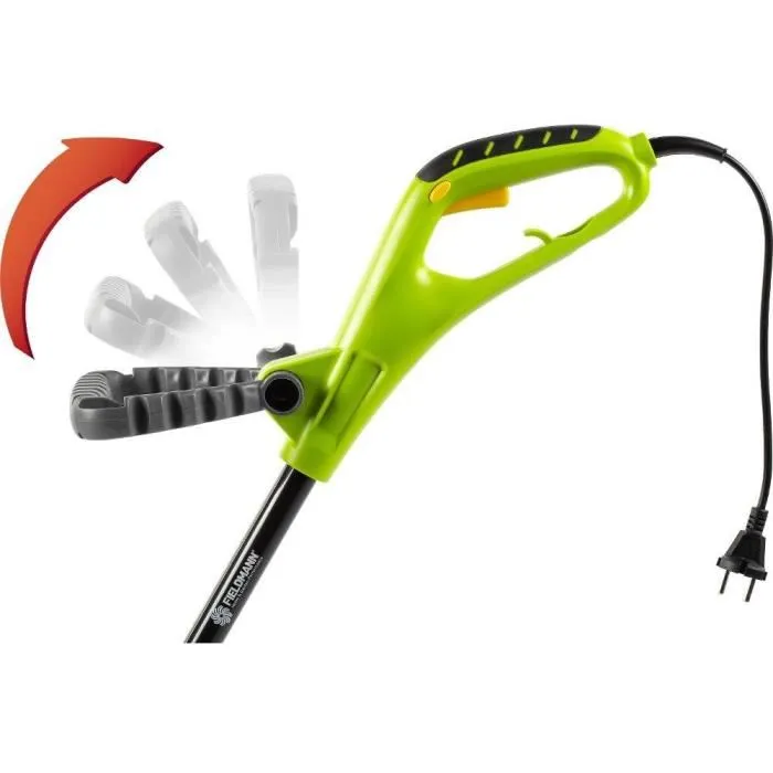 Fieldmann FZS 2002-E Coupe bordure électrique, Moteur 500 W, Largeur de coupe 30 cm, Manche télescopique réglable, Léger 2.4 kg pour jardin