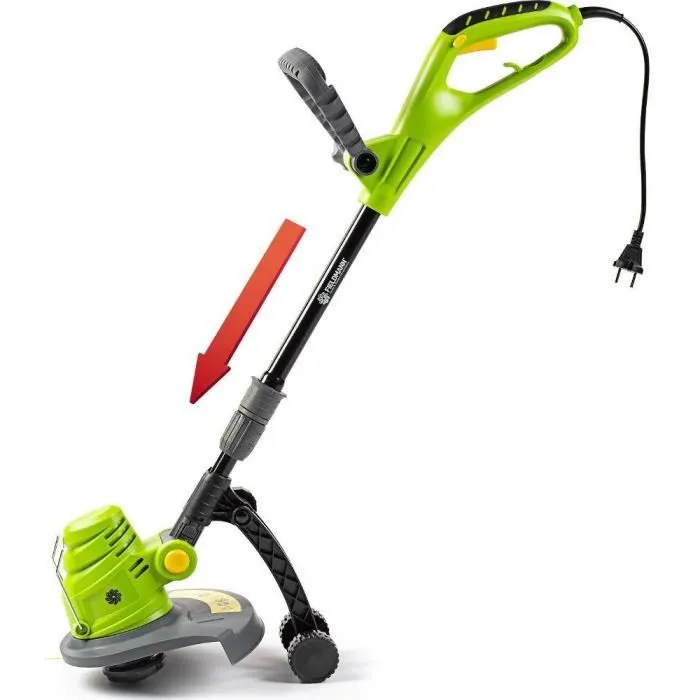 Fieldmann FZS 2002-E Coupe bordure électrique, Moteur 500 W, Largeur de coupe 30 cm, Manche télescopique réglable, Léger 2.4 kg pour jardin
