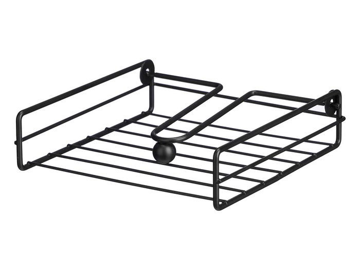Kinvara Serviette de Table en Acier Noir 19x5x19 cm (Set de 12) Kinvara Serviette de Table en Acier Noir 19x5x19 cm (Set de 12)