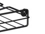 Kinvara Serviette de Table en Acier Noir 19x5x19 cm (Set de 12)