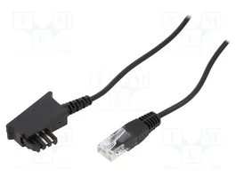 GOOBAY Câble téléphonique RJ45 vers TAE F, 3m, noir