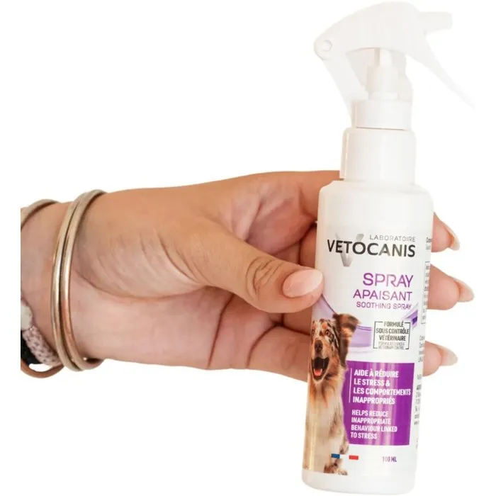 Vetocanis Spray Apaisant Anti-stress pour Chien - 100 ml - Usage Quotidien