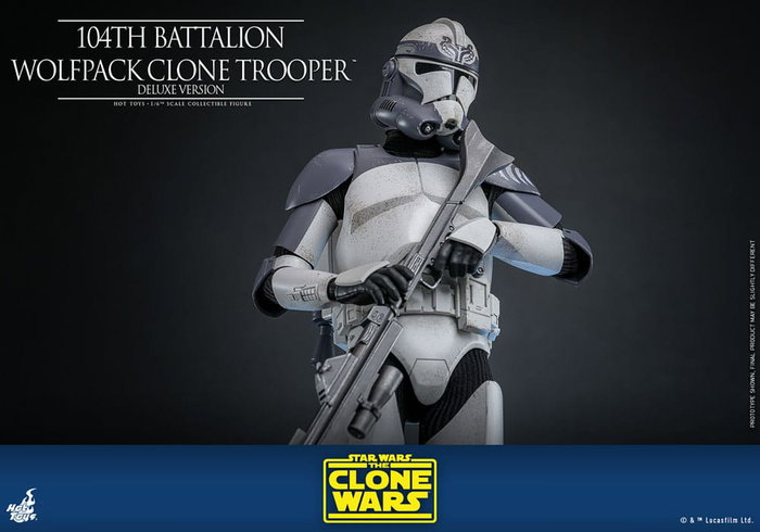 Star Wars The Clone Wars figurine 1/6 104th Battalion Wolfpack Clone Trooper Deluxe Version 30 cm Star Wars The Clone Wars figurine 1/6 104th Battalion Wolfpack Clone Trooper Deluxe Version 30 cm