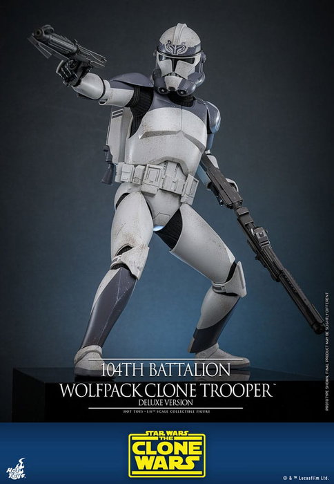 Star Wars The Clone Wars figurine 1/6 104th Battalion Wolfpack Clone Trooper Deluxe Version 30 cm Star Wars The Clone Wars figurine 1/6 104th Battalion Wolfpack Clone Trooper Deluxe Version 30 cm
