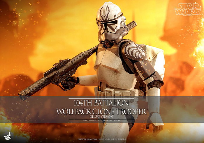 Star Wars The Clone Wars figurine 1/6 104th Battalion Wolfpack Clone Trooper Deluxe Version 30 cm Star Wars The Clone Wars figurine 1/6 104th Battalion Wolfpack Clone Trooper Deluxe Version 30 cm
