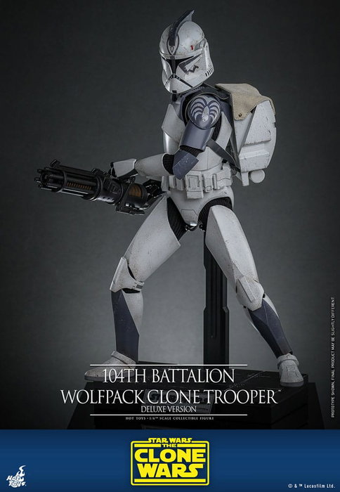 Star Wars The Clone Wars figurine 1/6 104th Battalion Wolfpack Clone Trooper Deluxe Version 30 cm Star Wars The Clone Wars figurine 1/6 104th Battalion Wolfpack Clone Trooper Deluxe Version 30 cm