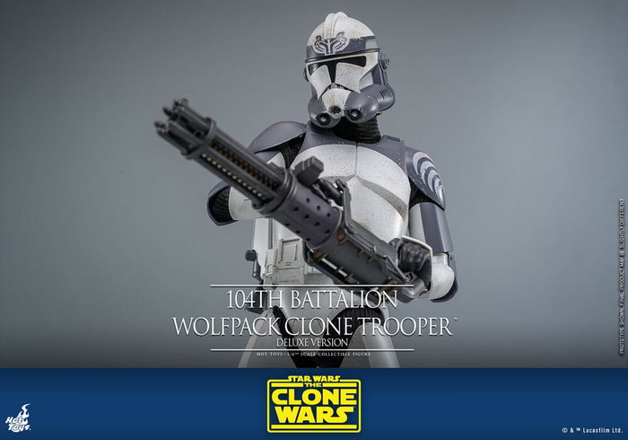 Star Wars The Clone Wars figurine 1/6 104th Battalion Wolfpack Clone Trooper Deluxe Version 30 cm Star Wars The Clone Wars figurine 1/6 104th Battalion Wolfpack Clone Trooper Deluxe Version 30 cm