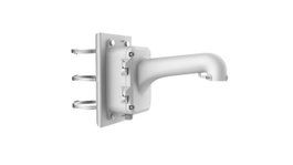 Hikvision DS-1604ZJ-BOX-POLE Support de montage vertical avec boîte de jonction Blanc